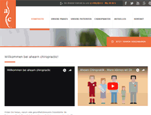 Tablet Screenshot of ahearn-chiropractic.de